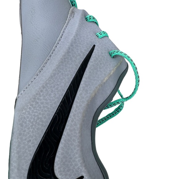 Nike KD Vulc 2 GS Sneaker Shoes Lace Up 725160-004 Grey Barely Green Size 7Y - Picture 6 of 9